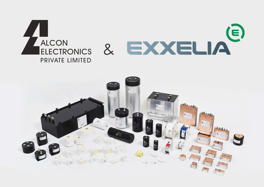 EXXELIA INVESTIT DANS ALCON ELECTRONICS, ÉLARGISSANT SON OFFRE DE CONDENSATEURS FILM ET ALUMINIUM ÉLECTROLYTIQUES, ET ÉTENDANT SA PRÉSENCE EN INDE